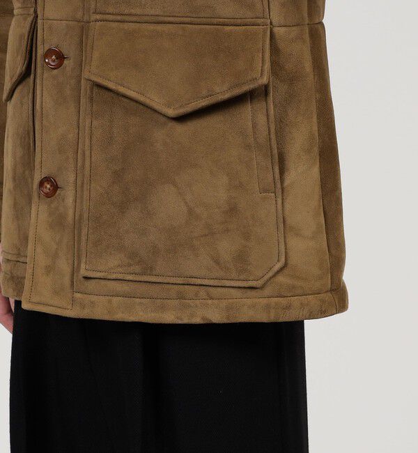 TOMORROWLAND MENS「ムートン スタンドカラーブルゾン」|ブルゾン・スタジャン|