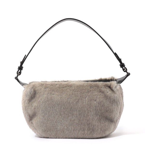 TOMORROWLAND GOODS「TOMORROWLAND フェイクミンクファー バッグ」|ショルダー・メッセンジャー|14 グレー系