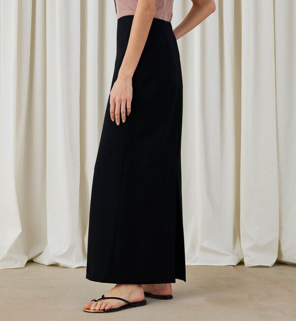 DES PRES「ソフトウールオックス マキシスカート」|スカート|