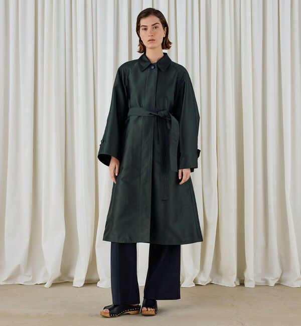 DES PRES「シルクポリエステルツイル ステンカラーコート」|ステンカラーコート|
