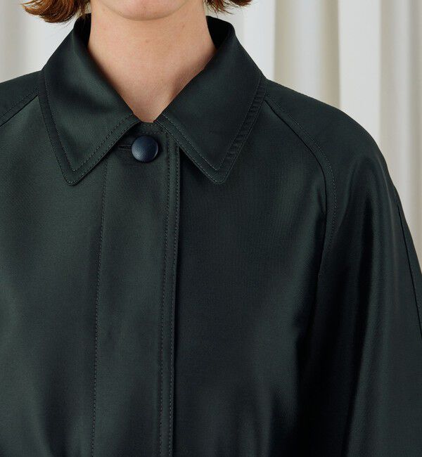 DES PRES「シルクポリエステルツイル ステンカラーコート」|ステンカラーコート|