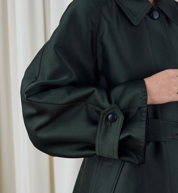 DES PRES「シルクポリエステルツイル ステンカラーコート」|ステンカラーコート|