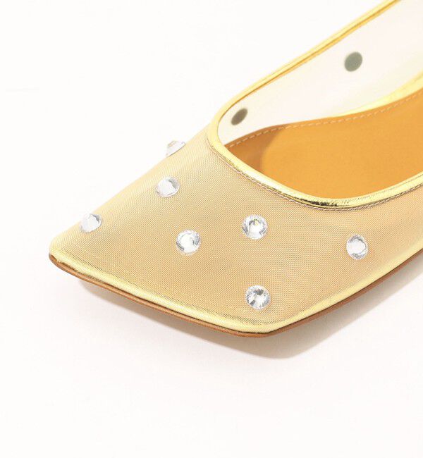 TOMORROWLAND GOODS「PIPPICHIC LINDA DIAMOND フラットシューズ」|バレエシューズ|