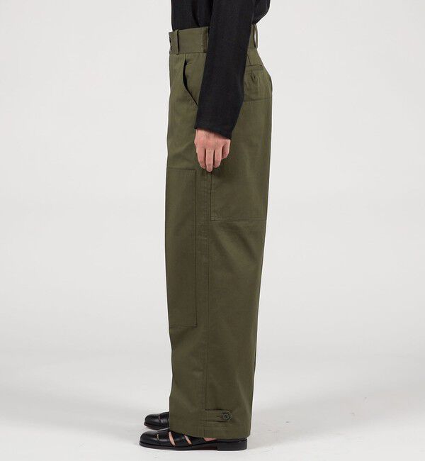 TOMORROWLAND BUYING WEAR「TANGENT 70`s Dutch Army コットン ワイドパンツ」|カーゴ|