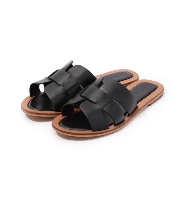 TOMORROWLAND GOODS「TOMORROWLAND フラットサンダル」|サンダル|19 ブラック