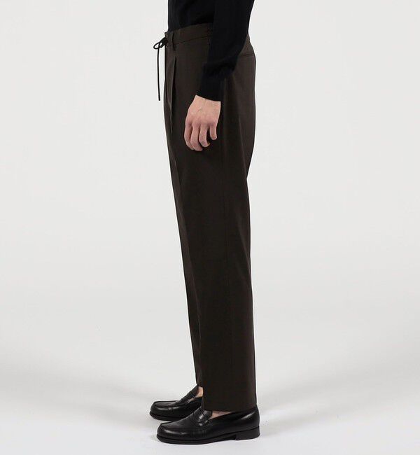 TOMORROWLAND MENS「ウールナイロン 1プリーツ イージースラックス V.B.CANONICO」|スラックス|