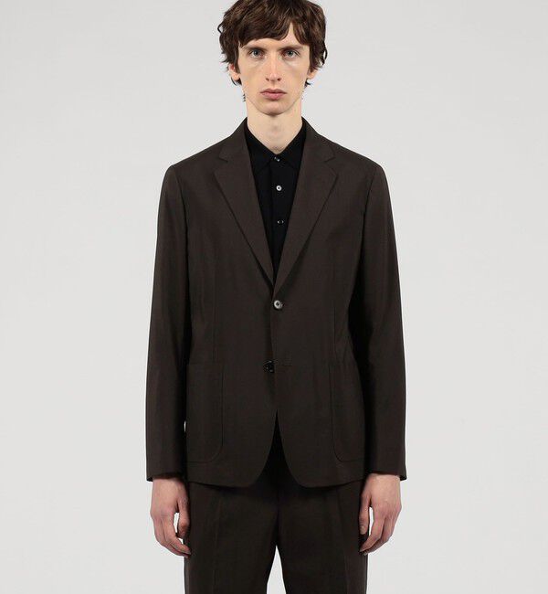 TOMORROWLAND MENS「ウールナイロン シングルブレステッド 2Bジャケット V.B.CANONICO」|テーラードジャケット|