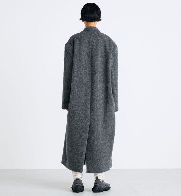 自由区 アルパカシャギーチェスターコート 自由区 【亜希さん表紙着用】アルパカシャギー チェスターコート（検索