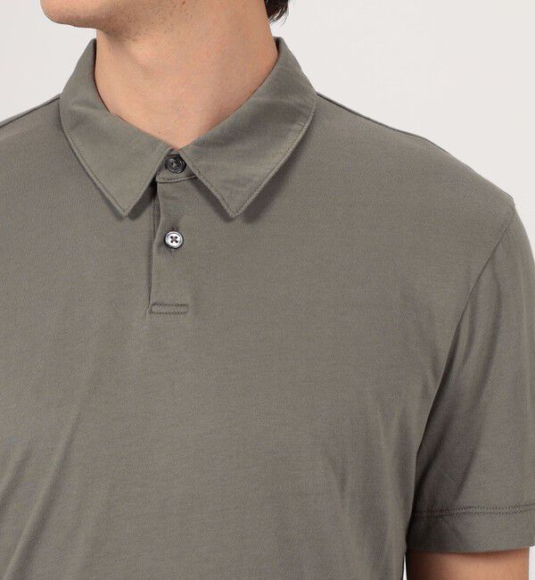 JAMES PERSE「コットンジャージー ポロシャツ MBEL3710」|ポロシャツ|