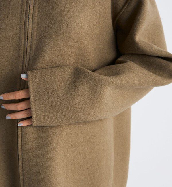 Edition「ウールカシミヤ ダブルフェイス ジップブルゾン」|その他|