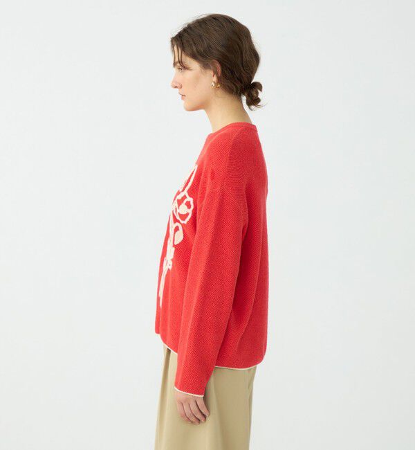 Ballsey「ポピーエンブロイダリー クルーネックプルオーバー」|ニット・セーター|