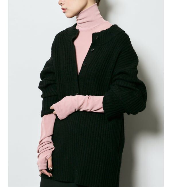  「《追加予約4》SHEER HIGH NECK TOP：カットソー」|Tシャツ・カットソー|