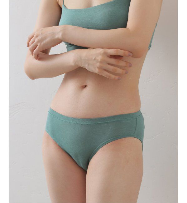 EMILYWEEK「【ACTIVE】Bamboo ストレッチビキニショーツ（グリーン）」|インナー|グリーン