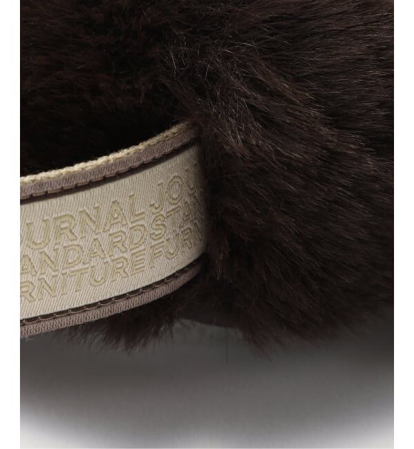 journal standard Furniture「TISSUE BOX CASE FUR　フェイクファー ティッシュボックス」|ダストボックス|