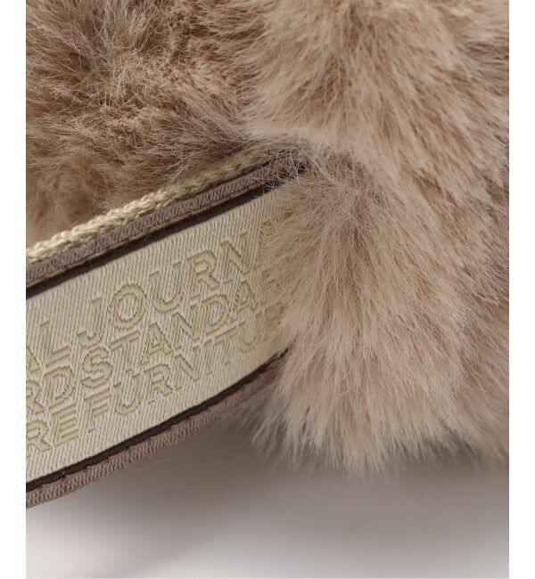 journal standard Furniture「TISSUE BOX CASE FUR　フェイクファー ティッシュボックス」|ダストボックス|