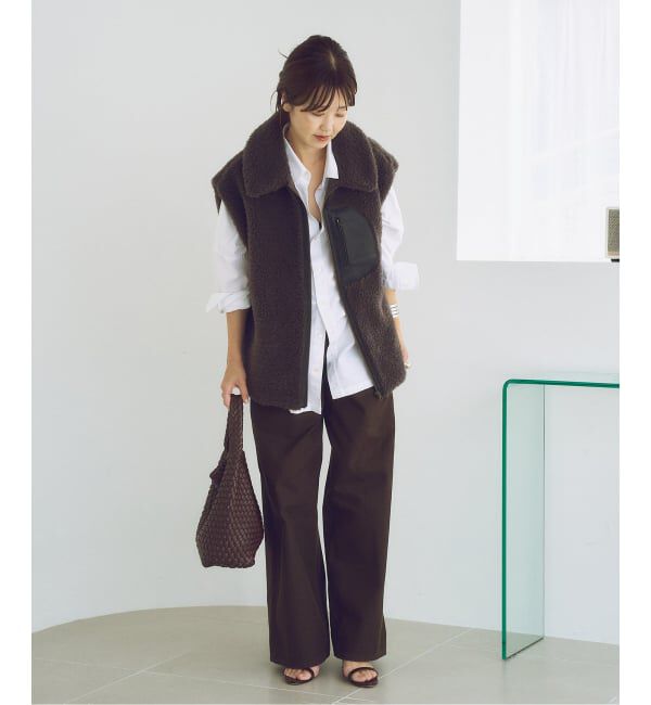 Plage「lesTendre boa ベスト」|ダウンベスト・ベスト|