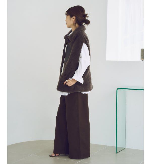 Plage「lesTendre boa ベスト」|ダウンベスト・ベスト|