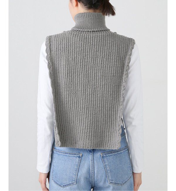 IENA LA BOUCLE「MICHAELA BUERGER/ミカエラ・バーガー LOLA collar ニット」|ベスト・ジレ|