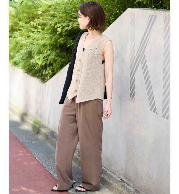 SLOBE IENA「《追加》ニットジレ」|ニット・セーター|