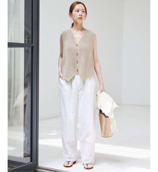 SLOBE IENA「《追加》ニットジレ」|ニット・セーター|