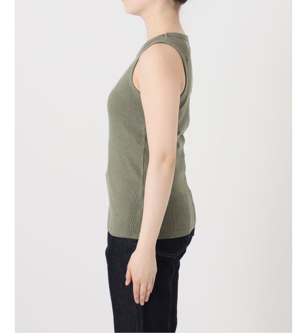 SLOBE IENA「コットンテレコアメスリ」|タンクトップ|