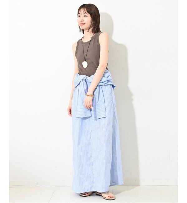 SLOBE IENA「コットンテレコアメスリ」|タンクトップ|