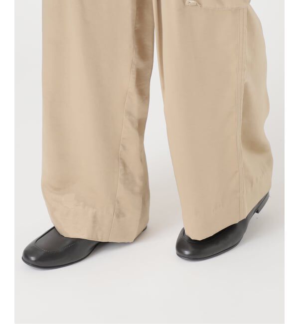 SLOBE IENA「サテンカーゴパンツ」|カーゴ|