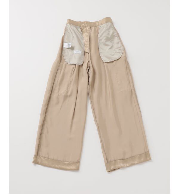 SLOBE IENA「サテンカーゴパンツ」|カーゴ|