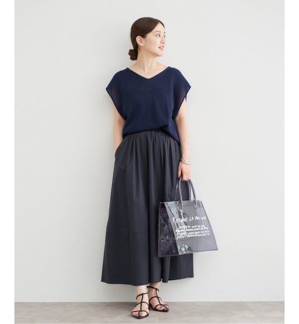 IENA「タフタトリミングスカート」|スカート|