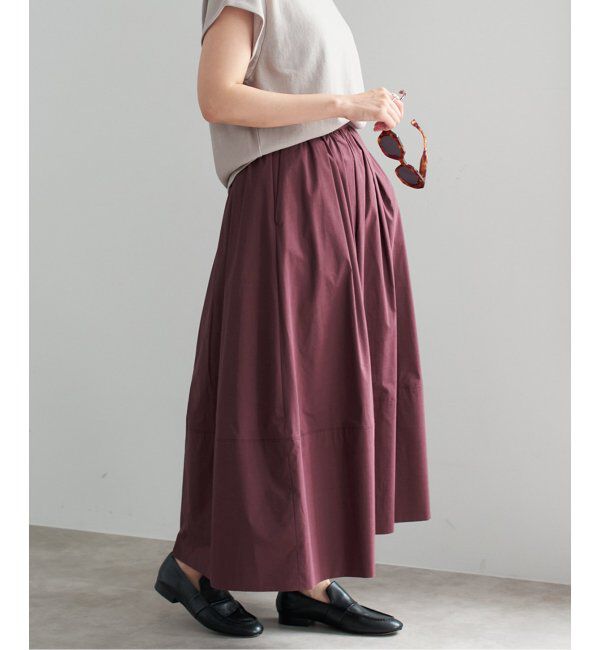 IENA「タフタトリミングスカート」|スカート|
