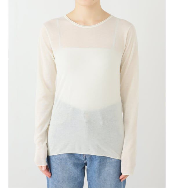 SLOBE IENA「《追加》コットンシルク2wayカーディガン」|カーディガン|