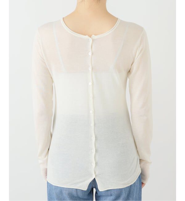 SLOBE IENA「《追加》コットンシルク2wayカーディガン」|カーディガン|