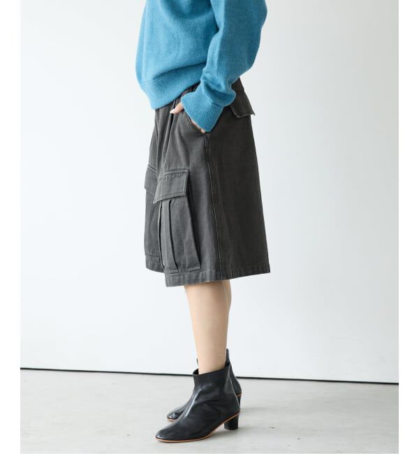 IENA LA BOUCLE「IENA LA BOUCLE コットンツイルワークハーフパンツ」|その他|