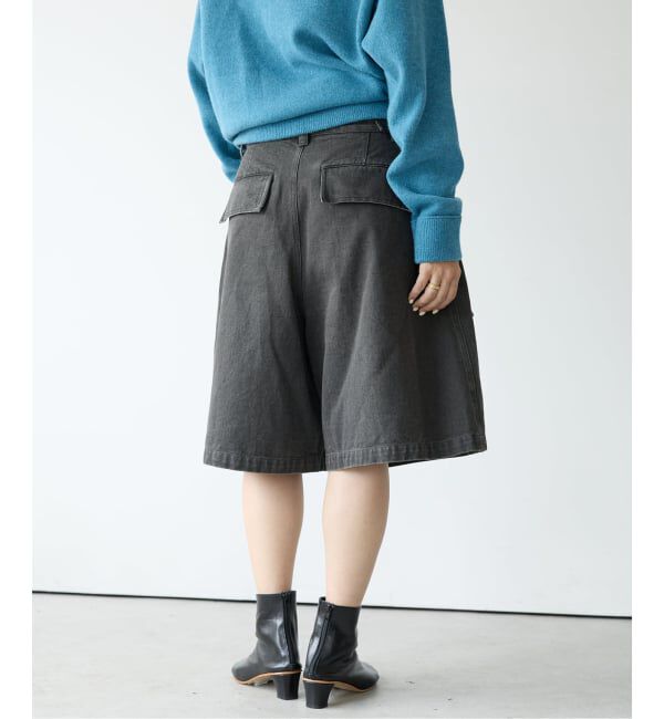 IENA LA BOUCLE「IENA LA BOUCLE コットンツイルワークハーフパンツ」|その他|