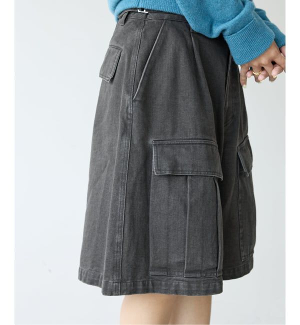 IENA LA BOUCLE「IENA LA BOUCLE コットンツイルワークハーフパンツ」|その他|