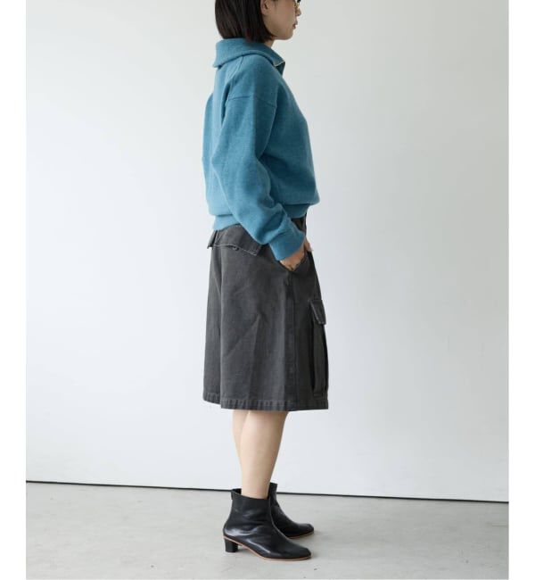 IENA LA BOUCLE「IENA LA BOUCLE コットンツイルワークハーフパンツ」|その他|