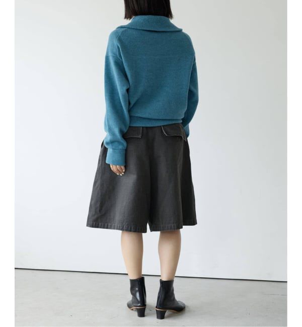 IENA LA BOUCLE「IENA LA BOUCLE コットンツイルワークハーフパンツ」|その他|