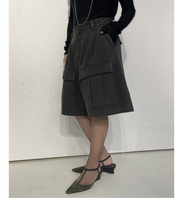 IENA LA BOUCLE「IENA LA BOUCLE コットンツイルワークハーフパンツ」|その他|