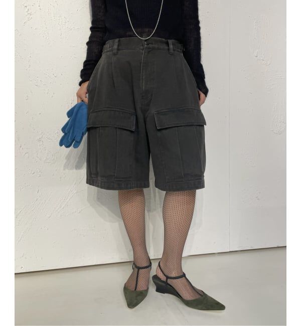 IENA LA BOUCLE「IENA LA BOUCLE コットンツイルワークハーフパンツ」|その他|