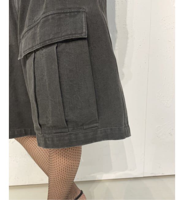 IENA LA BOUCLE「IENA LA BOUCLE コットンツイルワークハーフパンツ」|その他|