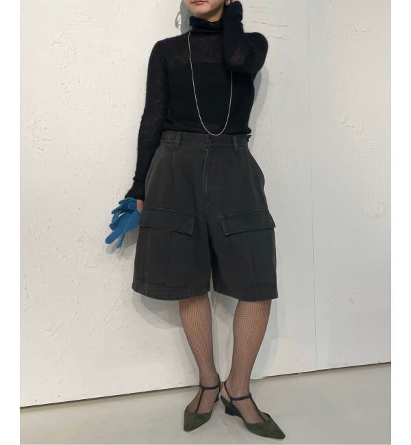 IENA LA BOUCLE「IENA LA BOUCLE コットンツイルワークハーフパンツ」|その他|