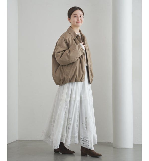 IENA「《WEB限定/追加3》コットンレーススカート」|スカート|