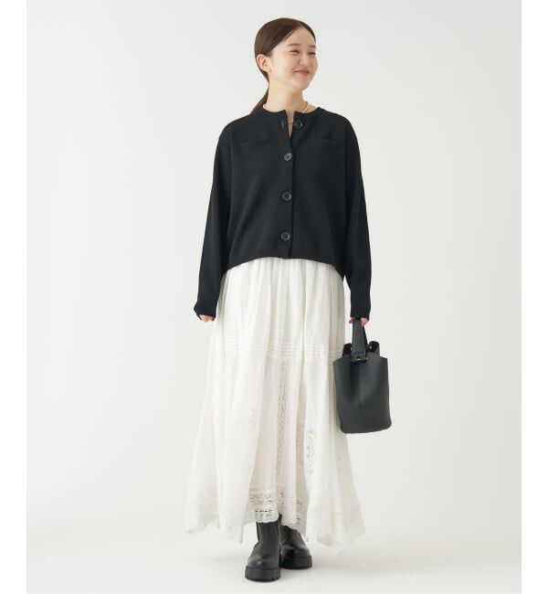 IENA「《WEB限定/追加3》コットンレーススカート」|スカート|