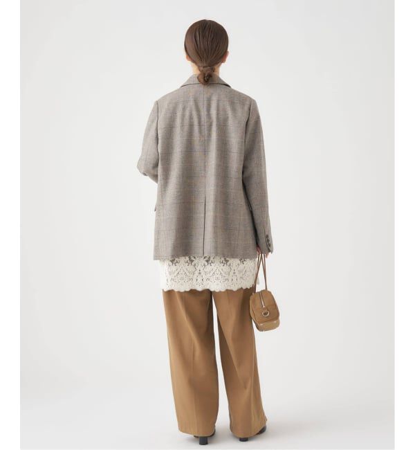 IENA「《追加2》Satinレース キャミソールワンピース」|ワンピース|