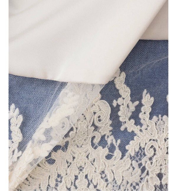 IENA「《追加2》Satinレース キャミソールワンピース」|ワンピース|