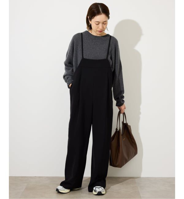 SLOBE IENA「ダブルクロスサロペット」|オールインワン|