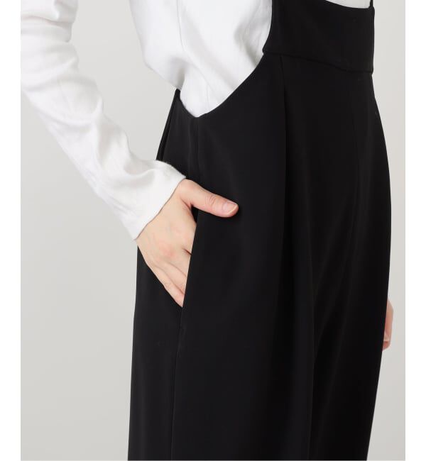 SLOBE IENA「ダブルクロスサロペット」|オールインワン|