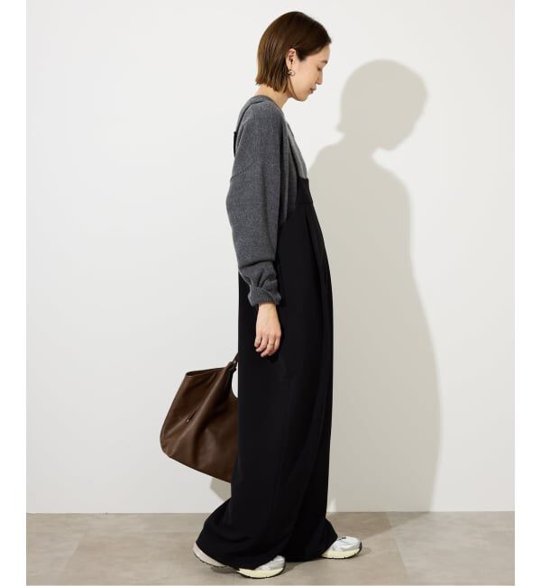 SLOBE IENA「ダブルクロスサロペット」|オールインワン|