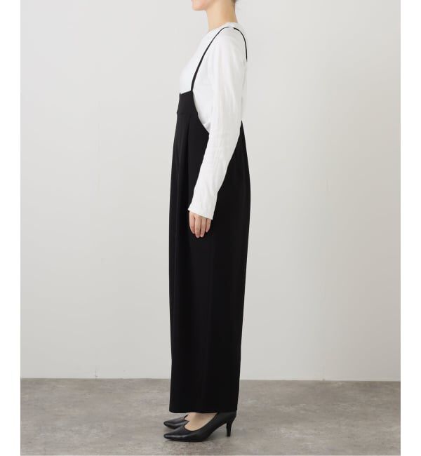 SLOBE IENA「ダブルクロスサロペット」|オールインワン|