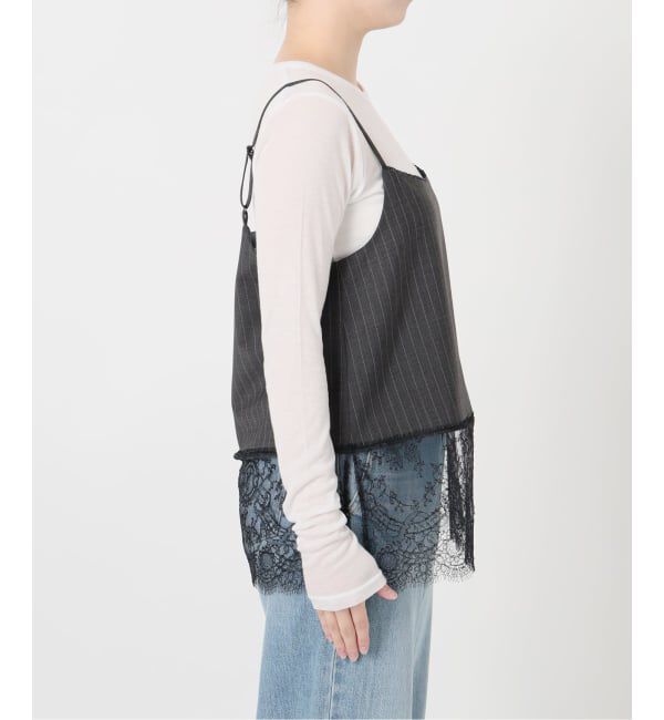 IENA「《追加》レースヘムキャミソール」|シャツ・ブラウス|